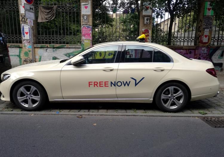 Free-Now-Taxi, über dts Nachrichtenagentur