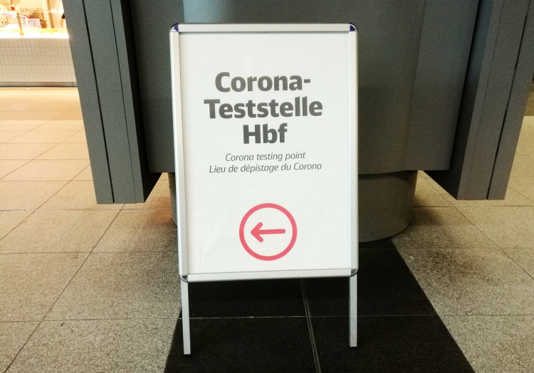 Corona-Teststelle, über dts Nachrichtenagentur