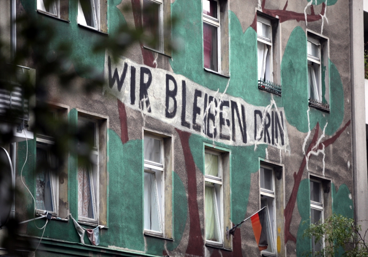 Besetztes Haus in Berlin-Kreuzberg, über dts Nachrichtenagentur