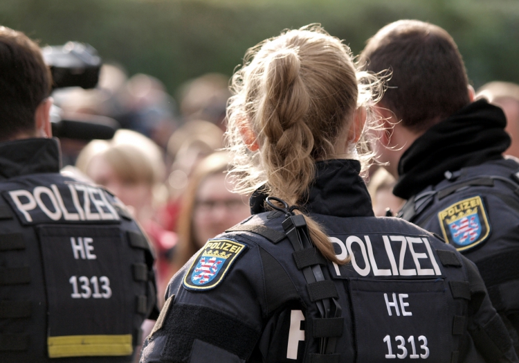 Polizei bei Protesten in Chemnitz, über dts Nachrichtenagentur