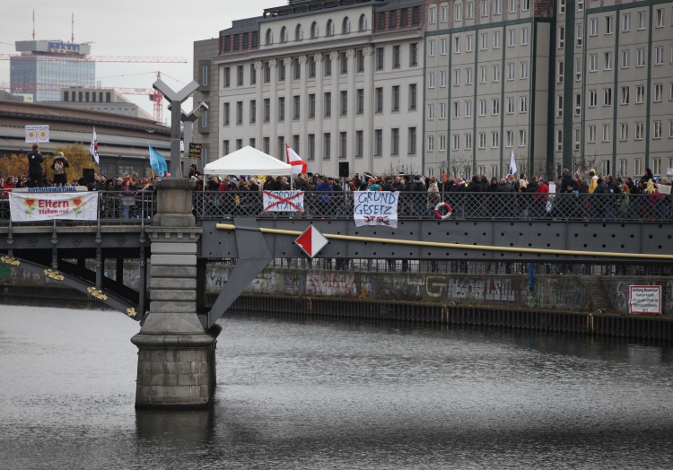 Proteste am 18.11.2020, über dts Nachrichtenagentur