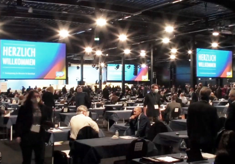AfD-Parteitag 28.11.2020 in Kalkar, über dts Nachrichtenagentur