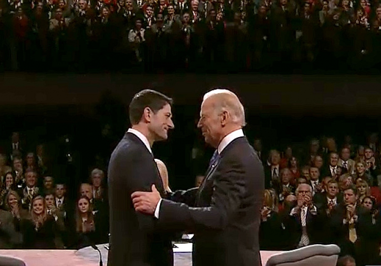 Paul Ryan und Joe Biden beim TV-Duell, über dts Nachrichtenagentur