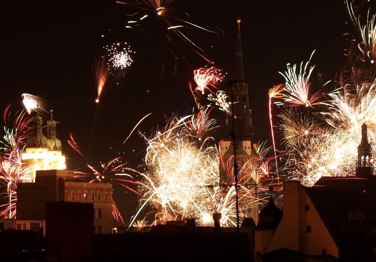 Silvesterfeuerwerk in Halle, über dts Nachrichtenagentur