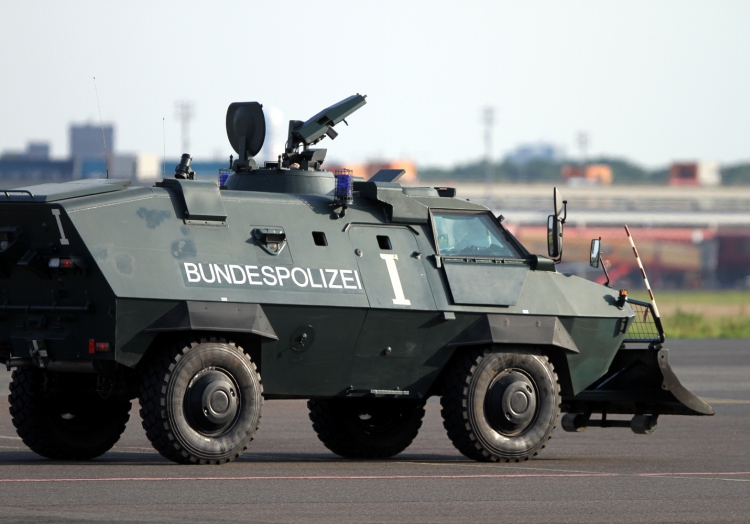 Panzer der Bundespolizei, über dts Nachrichtenagentur