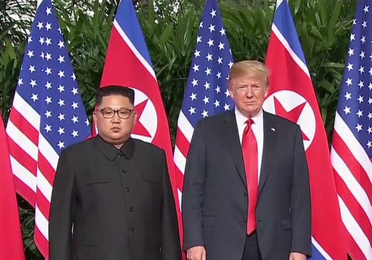 Kim und Trump am 12.06.2018, über dts Nachrichtenagentur