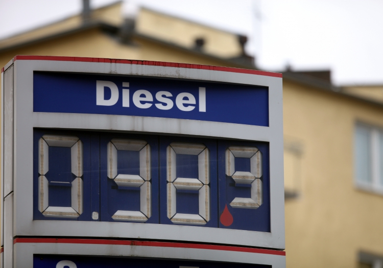 Diesel-Preis an einer Tankstelle, über dts Nachrichtenagentur