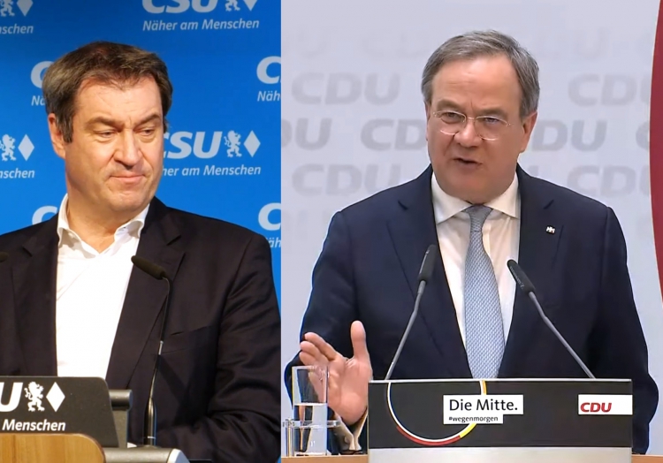 Markus Söder und Armin Laschet, über dts Nachrichtenagentur