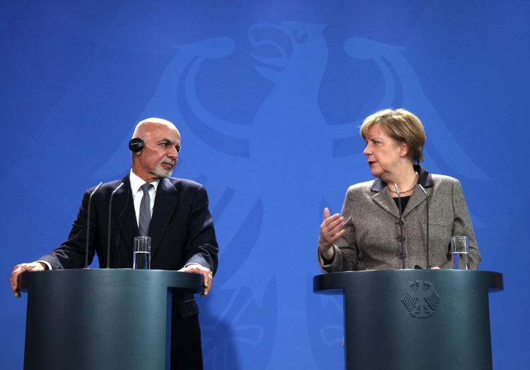 Ashraf Ghani und Angela Merkel, über dts Nachrichtenagentur