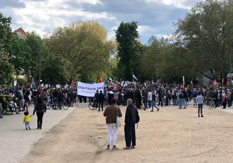 Anti-Israel-Demo in Berlin am 15.05.2021, über dts Nachrichtenagentur