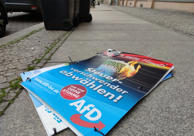 Wahlplakat zur Landtagswahl in Sachsen-Anhalt 2021, über dts Nachrichtenagentur