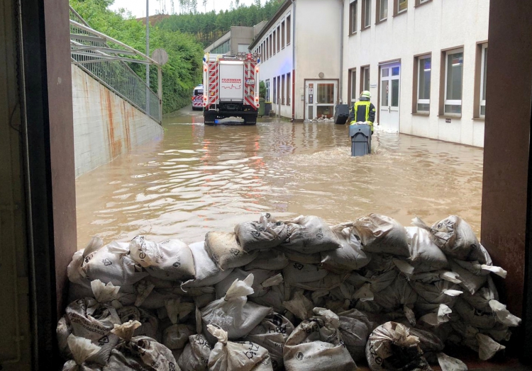 Freiwillige Feuerwehr Schalksmühle am 15.07.2021 im Einsatz, Freiwillige Feuerwehr Schalksmühle, Text: über dts Nachrichtenagentur