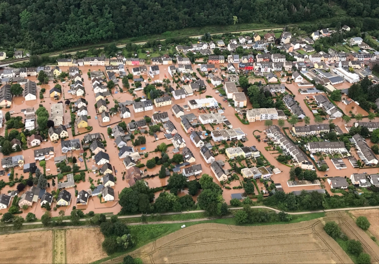 Hochwasser in Rheinland-Pfalz am 15.07.2021,  Text: über dts Nachrichtenagentur