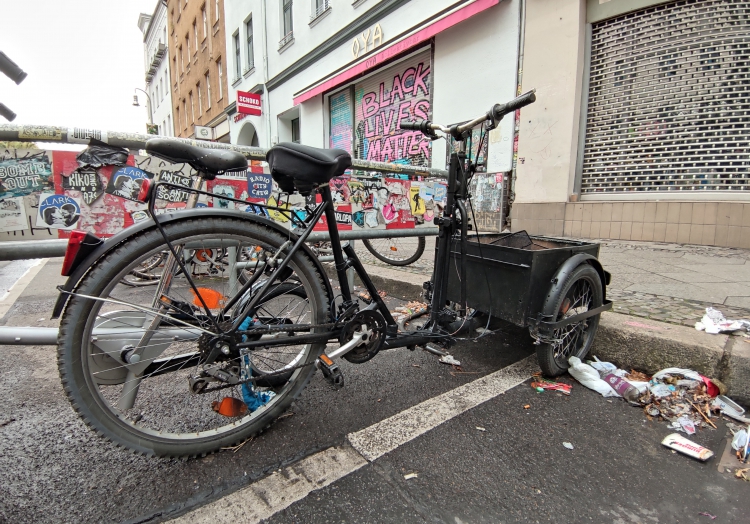 Lastenfahrrad in Berlin-Kreuzberg, über dts Nachrichtenagentur