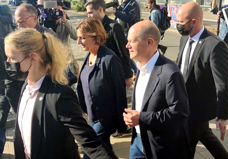Scholz bei Stimmabgabe am 26.09.2021, über dts Nachrichtenagentur