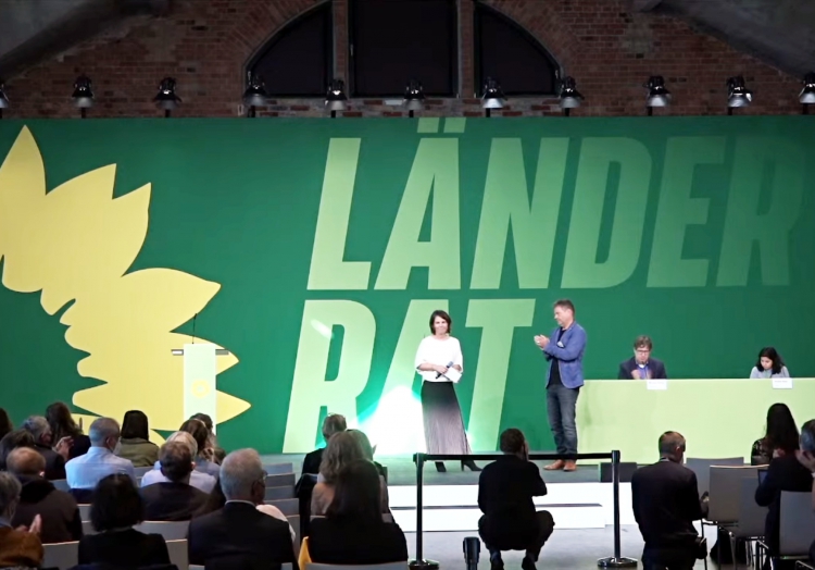 Kleiner Grünen-Parteitag am 02.10.2021, über dts Nachrichtenagentur