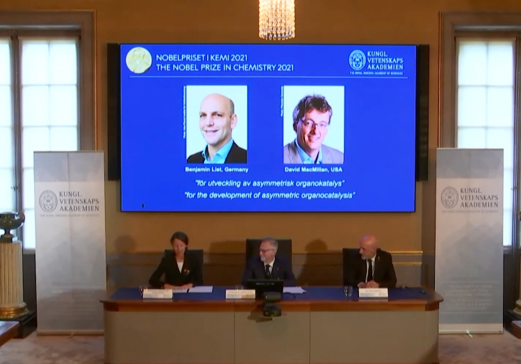 Bekanntgabe Chemie-Nobelpreis am 06.10.2021, über dts Nachrichtenagentur