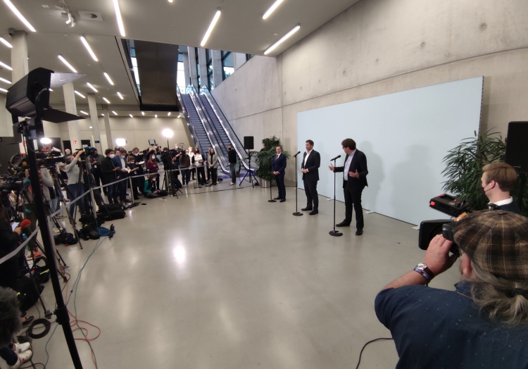 Nach den Sondierungen von SPD, Grünen und FDP am 07.10.2021, über dts Nachrichtenagentur