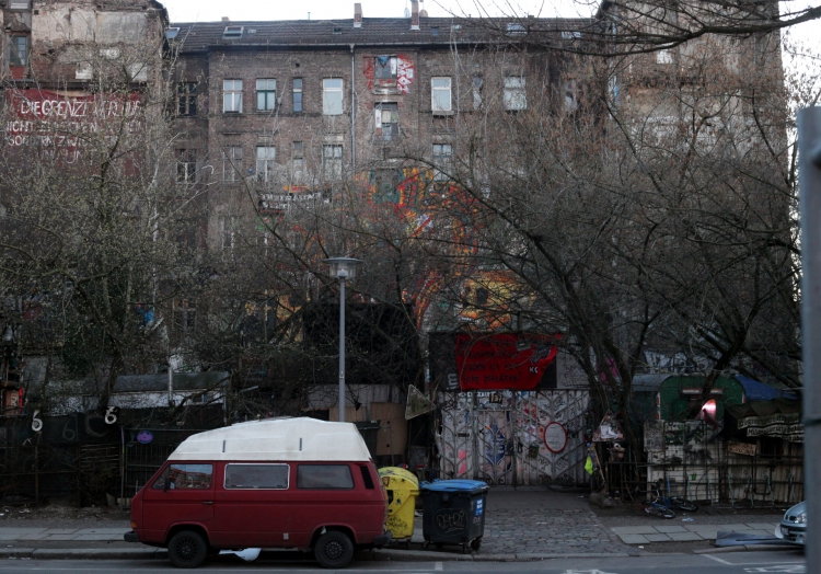 Besetztes Haus ´Köpi´ in Kreuzberg, über dts Nachrichtenagentur