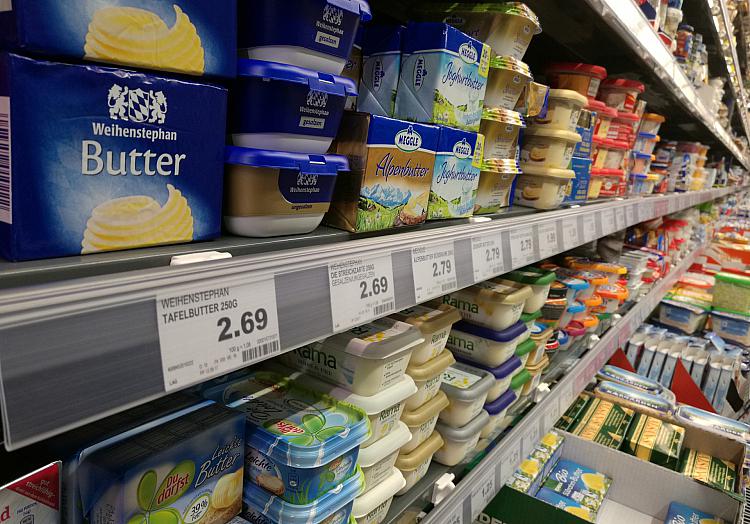 Butter in einem Supermarkt, über dts Nachrichtenagentur