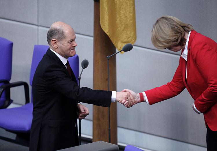 Olaf Scholz und Bärbel Bas am 8.12.21, über dts Nachrichtenagentur