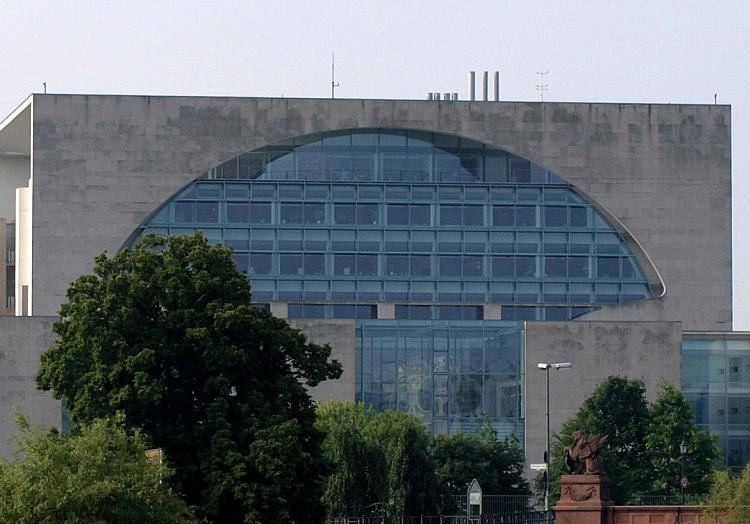 Auf dem Dach des Bundeskanzleramts ist eine Solaranlage, über dts Nachrichtenagentur