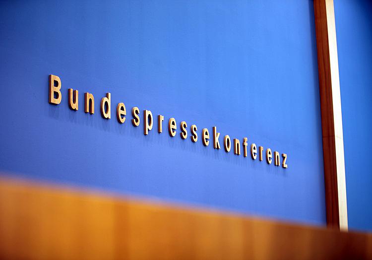 Bundespressekonferenz, über dts Nachrichtenagentur
