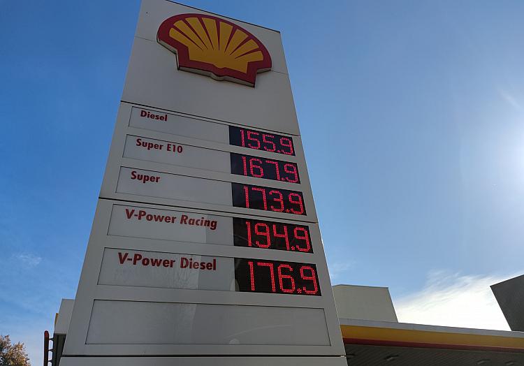 Eine Shell-Tankstelle vor Ausbruch des Krieges, über dts Nachrichtenagentur