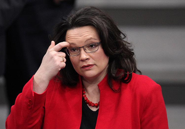 Andrea Nahles, über dts Nachrichtenagentur