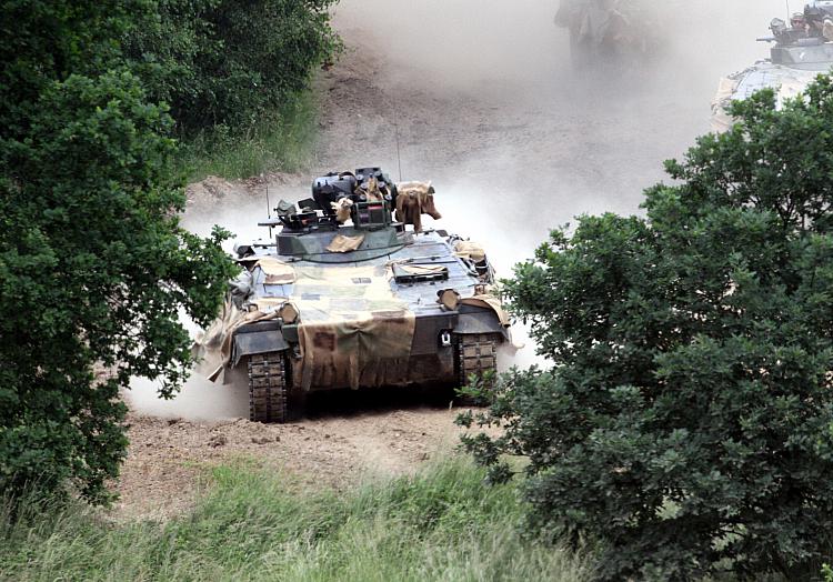 Eindeutig ´schwer´: Bundeswehr-Panzer ´Marder´, über dts Nachrichtenagentur