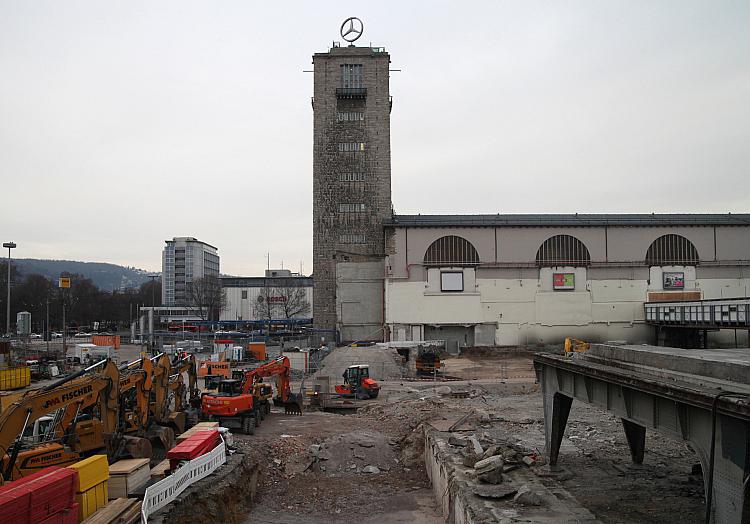 Stuttgart-21-Baustelle am Stuttgarter Hauptbahnhof, über dts Nachrichtenagentur