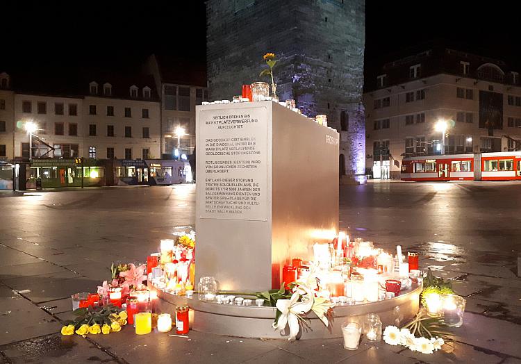 Kerzen am 09.10.2019 in Halle (Saale), über dts Nachrichtenagentur