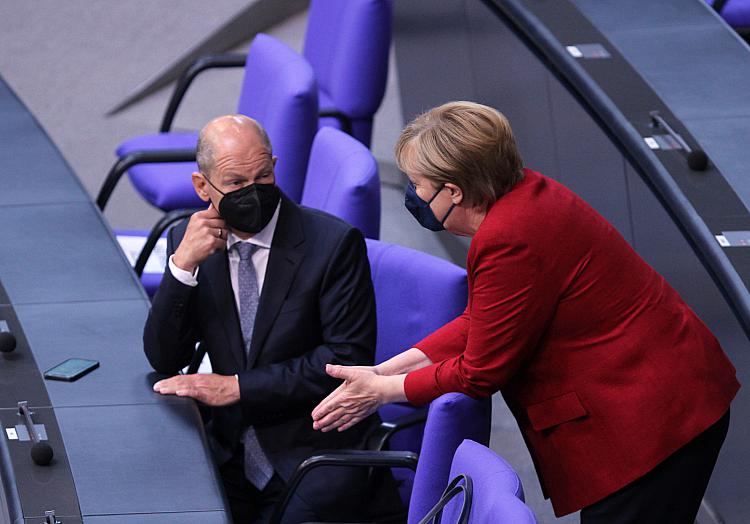Olaf Scholz und Angela Merkel, über dts Nachrichtenagentur