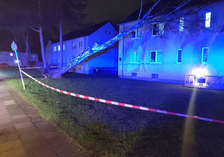 Schäden nach Orkantief ´Zeynep´ in Recklinghausen, Feuerwehr Recklinghausen, Text: über dts Nachrichtenagentur