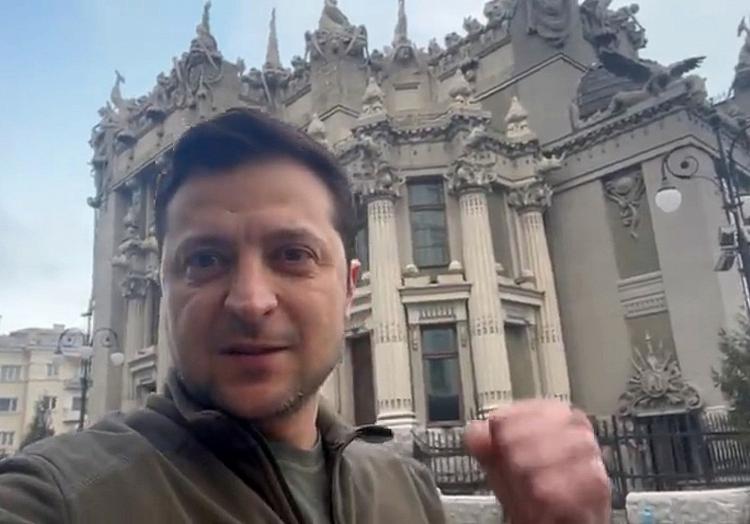 Wolodymyr Selenskyj in Videobotschaft am 26.02.2022, über dts Nachrichtenagentur