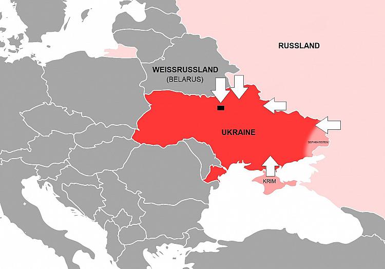 Russische Invasion in der Ukraine, über dts Nachrichtenagentur