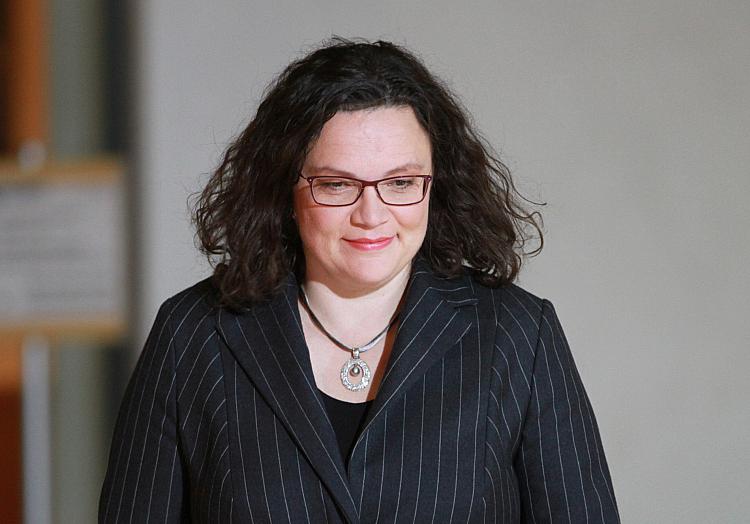 Andrea Nahles, über dts Nachrichtenagentur