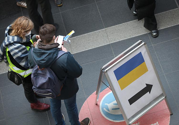 Helfer für Flüchtlinge aus der Ukraine (Archiv), über dts Nachrichtenagentur