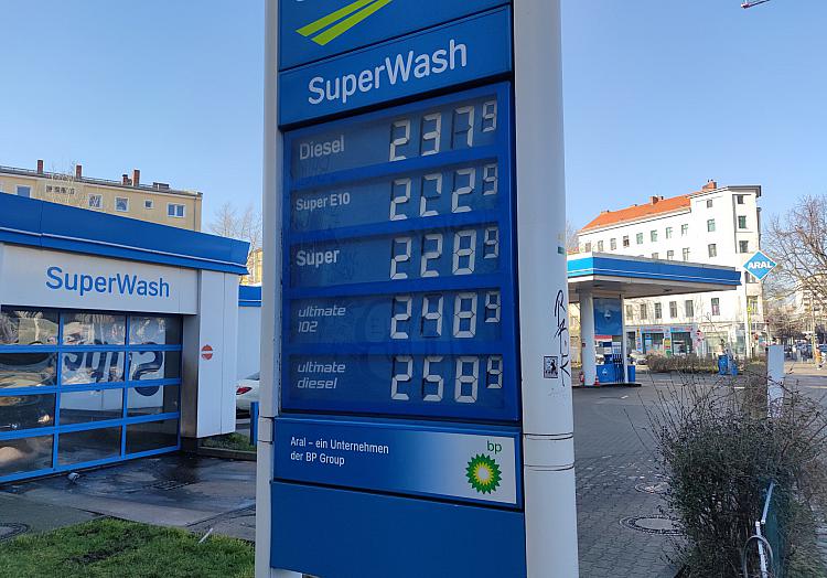 Tankstelle im März 2022, über dts Nachrichtenagentur