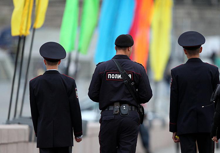 Polizisten in Russland, über dts Nachrichtenagentur