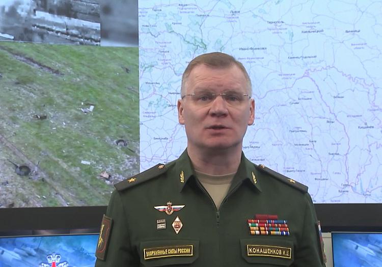 Russischer Militärsprecher bei täglichem Lagebericht, über dts Nachrichtenagentur