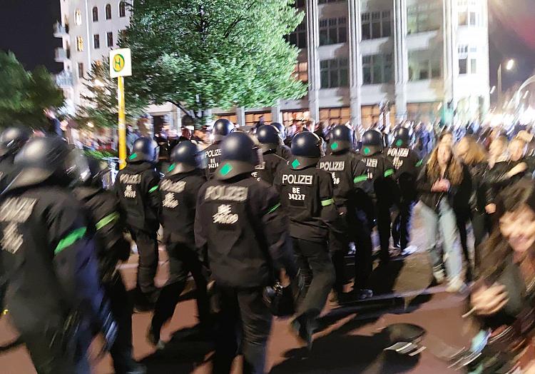 Polizei am 1. Mai 2022 in Berlin, über dts Nachrichtenagentur