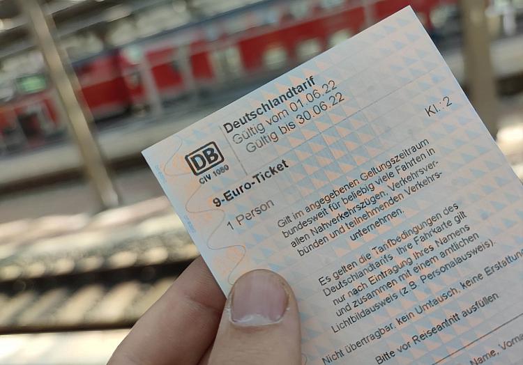 9-Euro-Ticket, über dts Nachrichtenagentur
