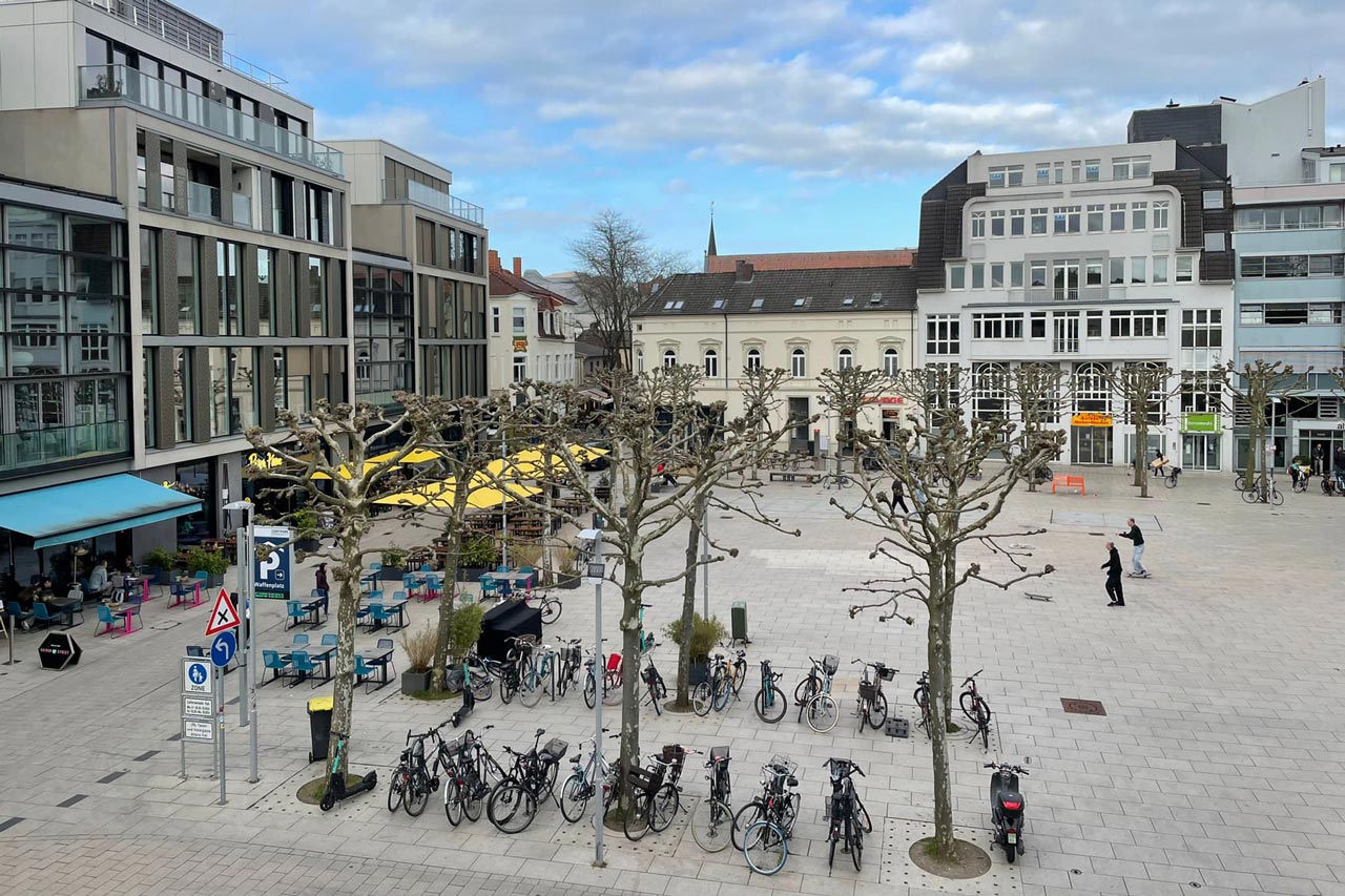 Der Waffenplatz in Oldenburg soll demnächst Winterzauber versprühen.