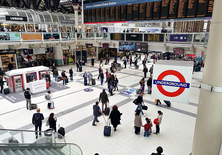 Liverpool Station in London, über dts Nachrichtenagentur