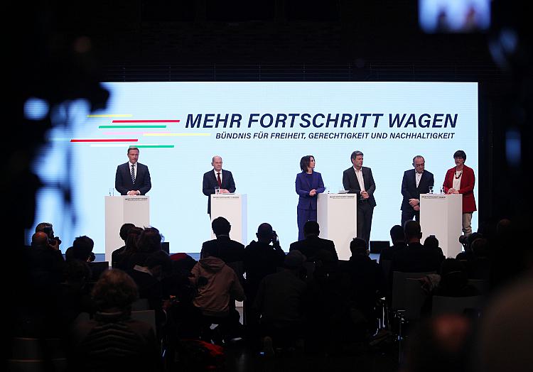 Vorstellung des Koalitionsvertrags am 24.11.2021, über dts Nachrichtenagentur
