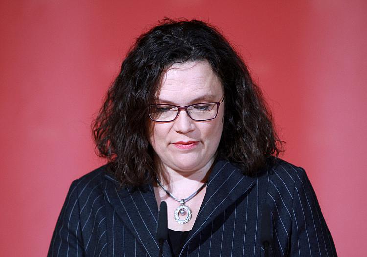 Andrea Nahles, über dts Nachrichtenagentur