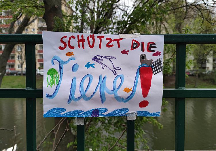 Tierschutz-Plakat, über dts Nachrichtenagentur