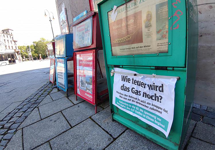 Zeitungsautomaten in München, über dts Nachrichtenagentur