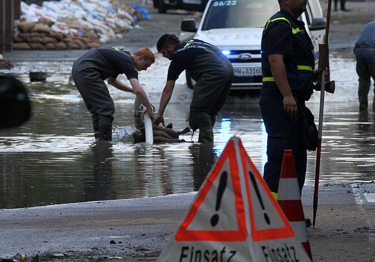 THW-Einsatzkräfte beim Hochwasser, über dts Nachrichtenagentur
